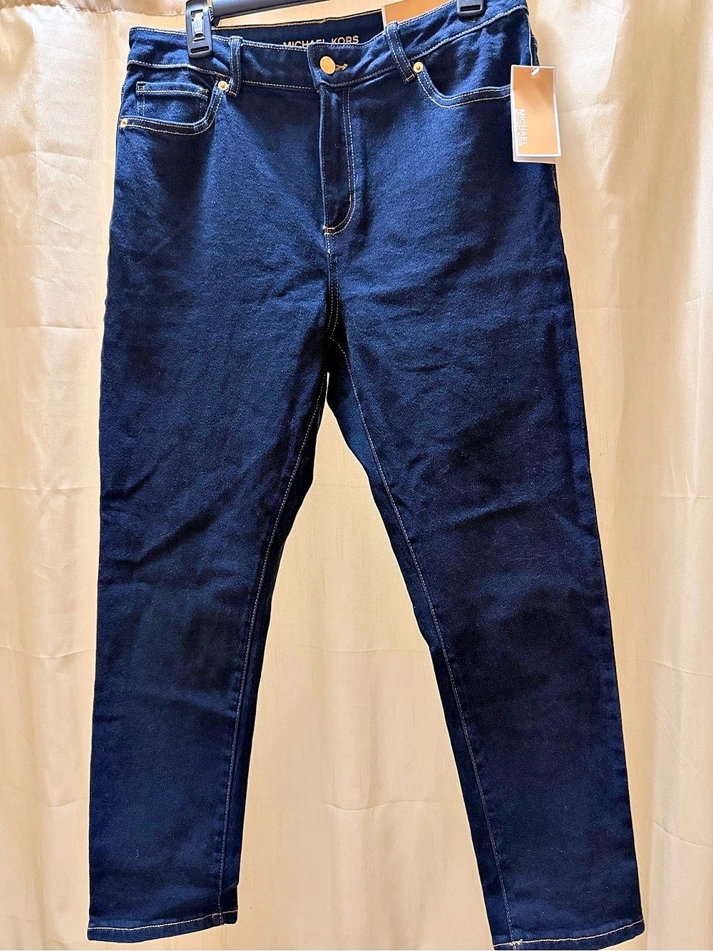 Michael Kors Selma Skinny Ankle Skinny Ankle Jeans in Blue NWT